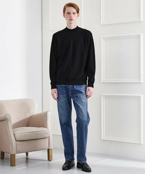 TAKEO KIKUCHI / タケオキクチ ニット・セーター | 【Sサイズ～】ハイゲージ モックネック ニット プルオーバー | 詳細16