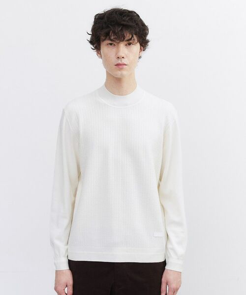 TAKEO KIKUCHI / タケオキクチ ニット・セーター | 【Sサイズ～】ハイゲージ モックネック ニット プルオーバー | 詳細2