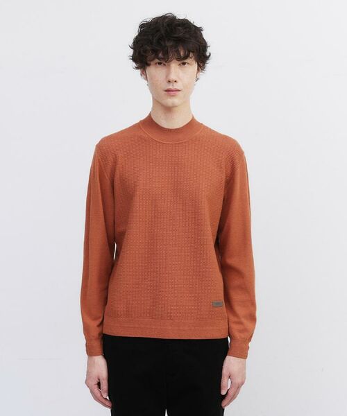 TAKEO KIKUCHI / タケオキクチ ニット・セーター | 【Sサイズ～】ハイゲージ モックネック ニット プルオーバー | 詳細23