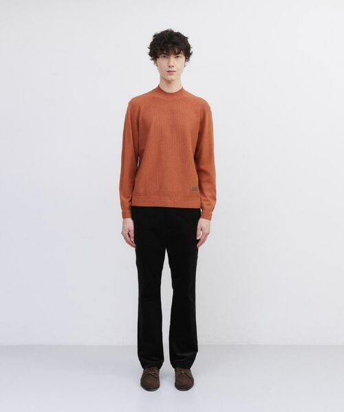 TAKEO KIKUCHI / タケオキクチ ニット・セーター | 【Sサイズ～】ハイゲージ モックネック ニット プルオーバー | 詳細25