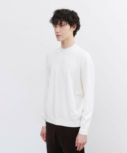 TAKEO KIKUCHI / タケオキクチ ニット・セーター | 【Sサイズ～】ハイゲージ モックネック ニット プルオーバー | 詳細28