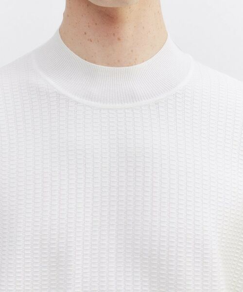 TAKEO KIKUCHI / タケオキクチ ニット・セーター | 【Sサイズ～】ハイゲージ モックネック ニット プルオーバー | 詳細5