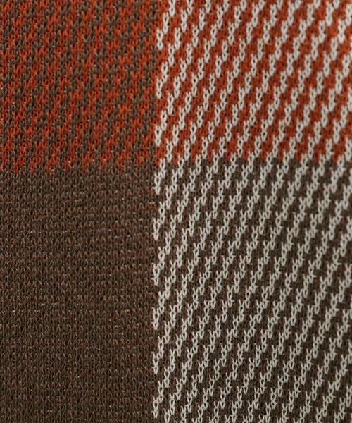 TAKEO KIKUCHI / タケオキクチ ニット・セーター | 【Made in JAPAN】ビッグチェック＆スライドパズル柄 ニット | 詳細12