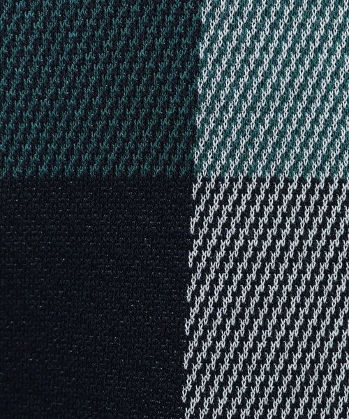 TAKEO KIKUCHI / タケオキクチ ニット・セーター | 【Made in JAPAN】ビッグチェック＆スライドパズル柄 ニット | 詳細16