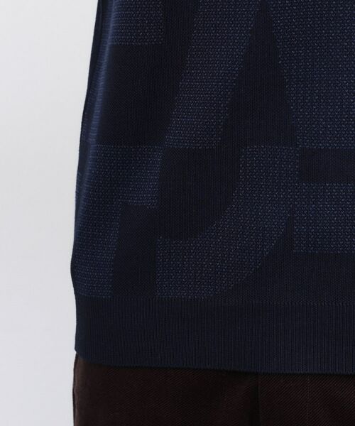 TAKEO KIKUCHI / タケオキクチ ニット・セーター | 【Made in JAPAN】ビッグチェック＆スライドパズル柄 ニット | 詳細7