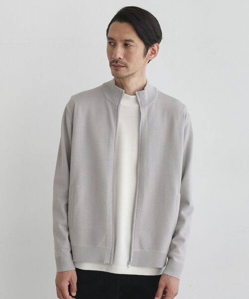 TAKEO KIKUCHI / タケオキクチ ニット・セーター | アンチピリング ジップアップ ニット | 詳細14