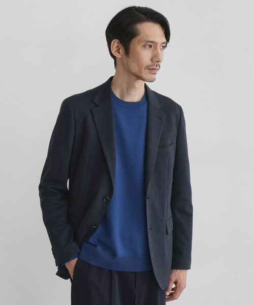 TAKEO KIKUCHI / タケオキクチ ニット・セーター | 【Sサイズ~】アンチピリング テーラードネック ニット | 詳細12