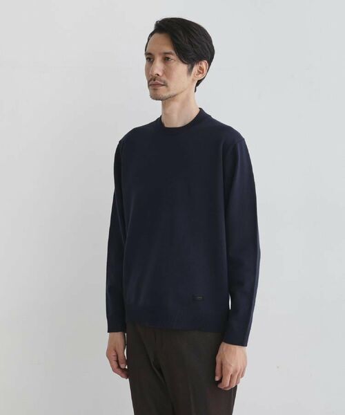 TAKEO KIKUCHI / タケオキクチ ニット・セーター | 【Sサイズ~】アンチピリング テーラードネック ニット | 詳細15