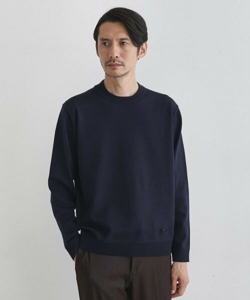 TAKEO KIKUCHI / タケオキクチ ニット・セーター | 【Sサイズ~】アンチピリング テーラードネック ニット | 詳細16