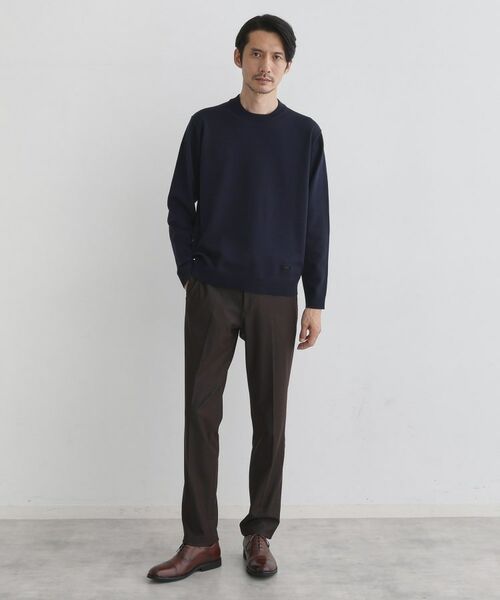 TAKEO KIKUCHI / タケオキクチ ニット・セーター | 【Sサイズ~】アンチピリング テーラードネック ニット | 詳細18