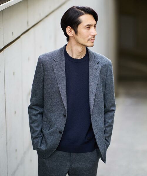 TAKEO KIKUCHI / タケオキクチ ニット・セーター | 【Sサイズ~】アンチピリング テーラードネック ニット | 詳細27