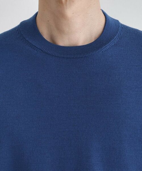 TAKEO KIKUCHI / タケオキクチ ニット・セーター | 【Sサイズ~】アンチピリング テーラードネック ニット | 詳細5