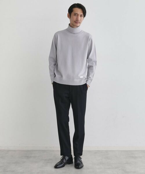 TAKEO KIKUCHI / タケオキクチ ニット・セーター | 【Sサイズ～】アンチピリング タートルネック ニット | 詳細13