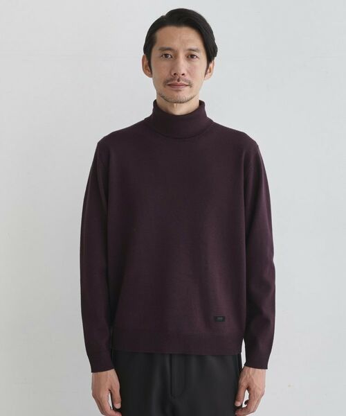 TAKEO KIKUCHI / タケオキクチ ニット・セーター | 【Sサイズ～】アンチピリング タートルネック ニット | 詳細2