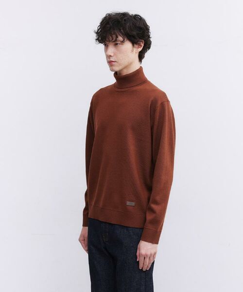TAKEO KIKUCHI / タケオキクチ ニット・セーター | 【Sサイズ～】アンチピリング タートルネック ニット | 詳細25