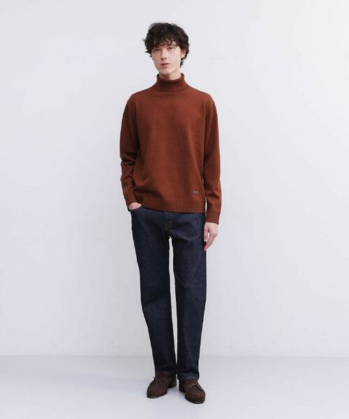 TAKEO KIKUCHI / タケオキクチ ニット・セーター | 【Sサイズ~】アンチピリング タートルネック ニット | 詳細30