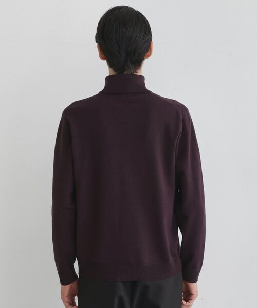 TAKEO KIKUCHI / タケオキクチ ニット・セーター | 【Sサイズ～】アンチピリング タートルネック ニット | 詳細4