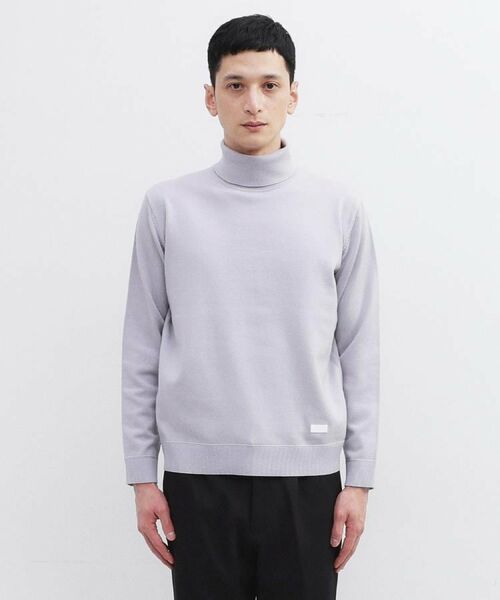 TAKEO KIKUCHI/タケオキクチ 【Sサイズ~】アンチピリング タートルネック ニット ライトグレー(011) 02(M) TAKEO KIKUCHI/タケオキクチ 【Sサイズ~】アンチピリング タートルネック ニット ライトグレー(011) 02(M)