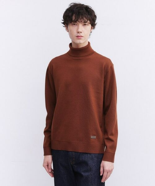 TAKEO KIKUCHI/タケオキクチ 【Sサイズ~】アンチピリング タートルネック ニット ブラウン(043) 04(LL) TAKEO KIKUCHI/タケオキクチ 【Sサイズ~】アンチピリング タートルネック ニット ブラウン(043) 04(LL)
