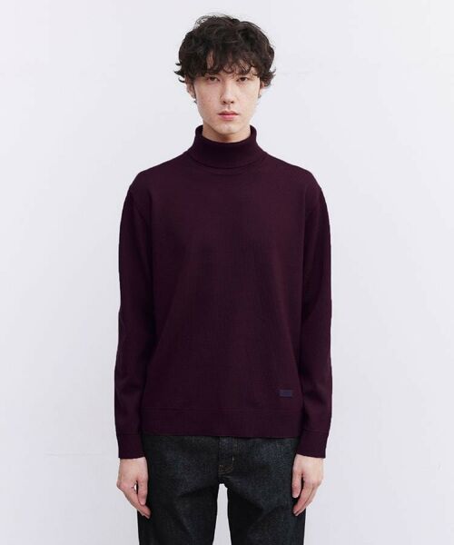 TAKEO KIKUCHI/タケオキクチ 【Sサイズ~】アンチピリング タートルネック ニット ブラウン(044) 02(M) TAKEO KIKUCHI/タケオキクチ 【Sサイズ~】アンチピリング タートルネック ニット ブラウン(044) 02(M)