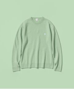 TAKEO KIKUCHI / タケオキクチ ニット・セーター | 【Air Palette Knit】ワンポイント カラーニット プルオーバー