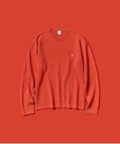 TAKEO KIKUCHI / タケオキクチ ニット・セーター | 【Air Palette Knit】ワンポイント カラーニット プルオーバー