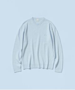 TAKEO KIKUCHI / タケオキクチ ニット・セーター | 【Air Palette Knit】ワンポイント カラーニット プルオーバー