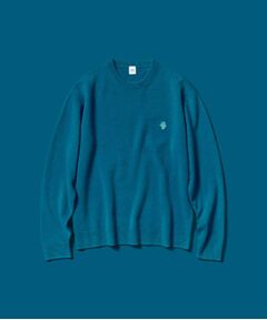 TAKEO KIKUCHI / タケオキクチ ニット・セーター | 【Air Palette Knit】ワンポイント カラーニット プルオーバー