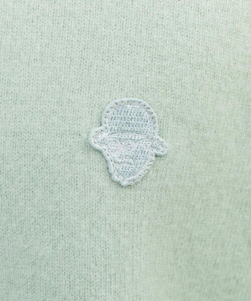 TAKEO KIKUCHI / タケオキクチ ニット・セーター | 【Air Palette Knit】ワンポイント カラーニット プルオーバー | 詳細11