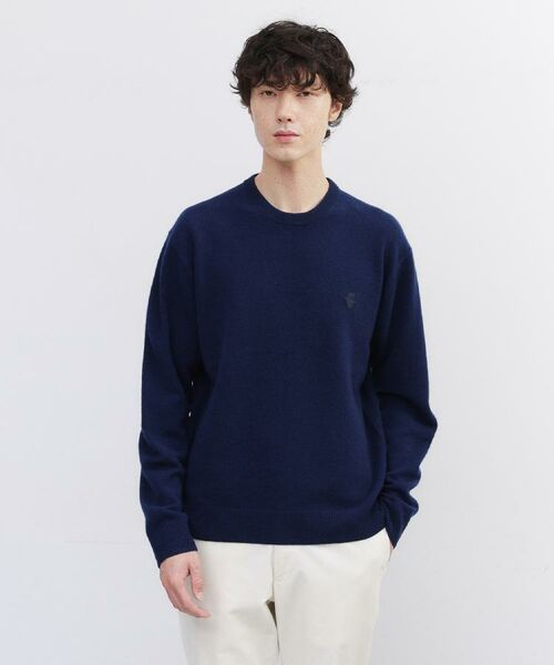 TAKEO KIKUCHI / タケオキクチ ニット・セーター | 【Air Palette Knit】ワンポイント カラーニット プルオーバー | 詳細14