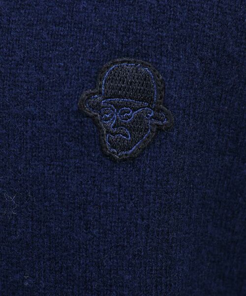 TAKEO KIKUCHI / タケオキクチ ニット・セーター | 【Air Palette Knit】ワンポイント カラーニット プルオーバー | 詳細15