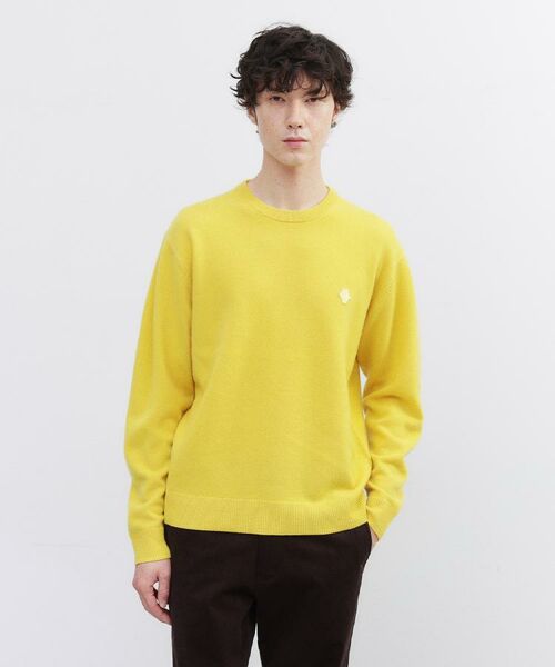 TAKEO KIKUCHI / タケオキクチ ニット・セーター | 【Air Palette Knit】ワンポイント カラーニット プルオーバー | 詳細16