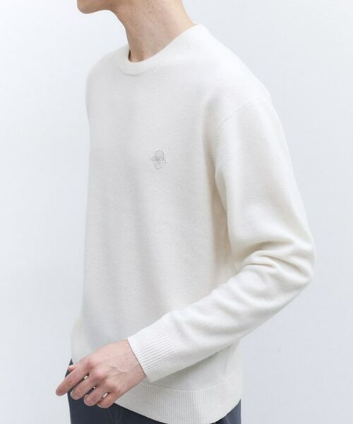 TAKEO KIKUCHI / タケオキクチ ニット・セーター | 【Air Palette Knit】ワンポイント カラーニット プルオーバー | 詳細22