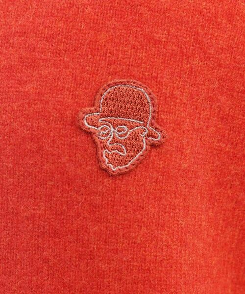 TAKEO KIKUCHI / タケオキクチ ニット・セーター | 【Air Palette Knit】ワンポイント カラーニット プルオーバー | 詳細5