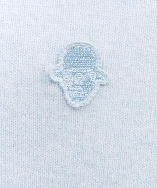 TAKEO KIKUCHI / タケオキクチ ニット・セーター | 【Air Palette Knit】ワンポイント カラーニット プルオーバー | 詳細7