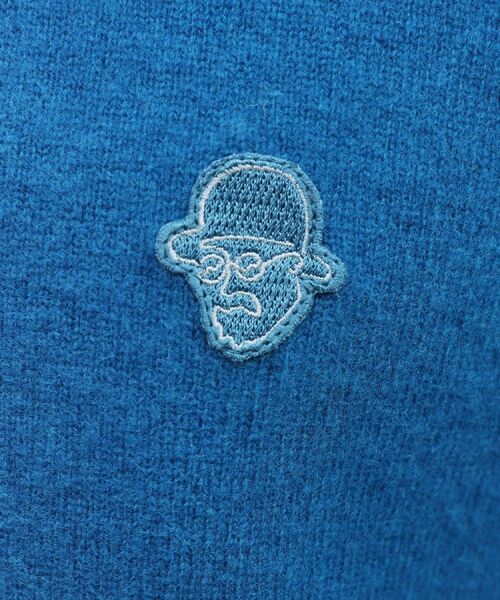 TAKEO KIKUCHI / タケオキクチ ニット・セーター | 【Air Palette Knit】ワンポイント カラーニット プルオーバー | 詳細9