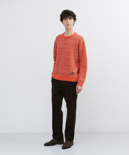 TAKEO KIKUCHI / タケオキクチ ニット・セーター | メランジ ニットプルオーバー | 詳細14