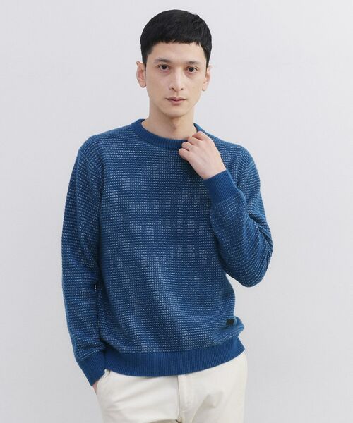 TAKEO KIKUCHI / タケオキクチ ニット・セーター | メランジ ニットプルオーバー | 詳細16