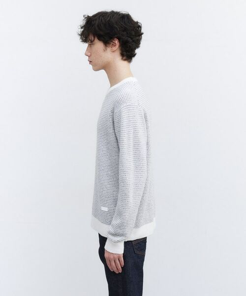 TAKEO KIKUCHI / タケオキクチ ニット・セーター | メランジ ニットプルオーバー | 詳細2