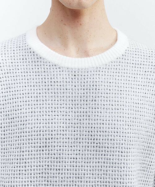 TAKEO KIKUCHI / タケオキクチ ニット・セーター | メランジ ニットプルオーバー | 詳細4