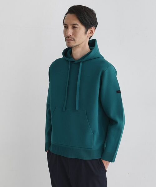 TAKEO KIKUCHI/タケオキクチ スポンディッシュ プルオーバー ニットパーカ ブルーグリーン(097) 02(M) TAKEO KIKUCHI/タケオキクチ スポンディッシュ プルオーバー ニットパーカ ブルーグリーン(097) 02(M)