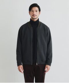 TAKEO KIKUCHI / タケオキクチ レザーブルゾン・ジャケット | ニットライクジャージ ブルゾン