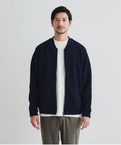 TAKEO KIKUCHI / タケオキクチ レザーブルゾン・ジャケット | ニットライクジャージ ブルゾン