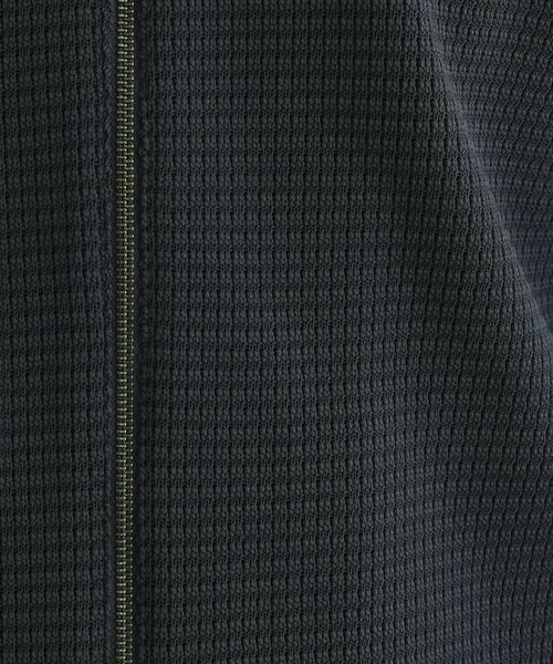 TAKEO KIKUCHI / タケオキクチ レザーブルゾン・ジャケット | ニットライクジャージ ブルゾン | 詳細13