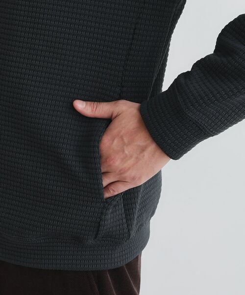 TAKEO KIKUCHI / タケオキクチ レザーブルゾン・ジャケット | ニットライクジャージ ブルゾン | 詳細7