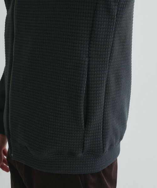 TAKEO KIKUCHI / タケオキクチ レザーブルゾン・ジャケット | ニットライクジャージ ブルゾン | 詳細8