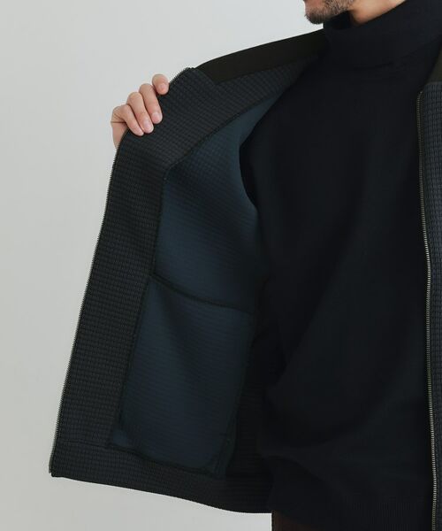 TAKEO KIKUCHI / タケオキクチ レザーブルゾン・ジャケット | ニットライクジャージ ブルゾン | 詳細9