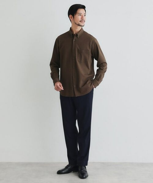 TAKEO KIKUCHI / タケオキクチ パンツ | サイドゴアウエスト スリム スラックス | 詳細17