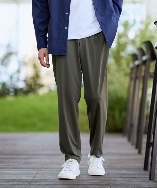 TAKEO KIKUCHI / タケオキクチ パンツ | サイドゴアウエスト スリム スラックス | 詳細28