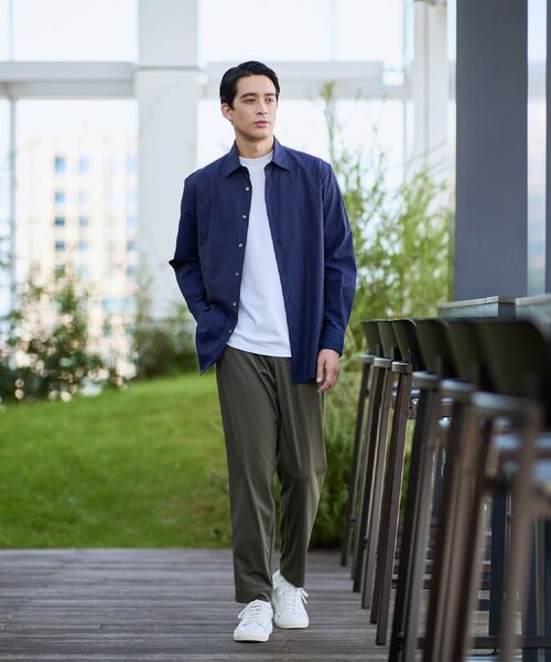 TAKEO KIKUCHI / タケオキクチ パンツ | サイドゴアウエスト スリム スラックス | 詳細29